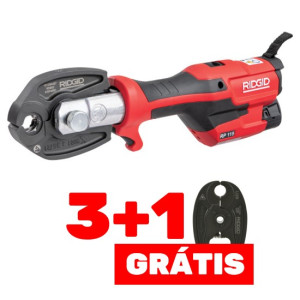 RIDGID MICRO présgép RP-115 (AKU 12V), prés pofák 3+1 INGYEN