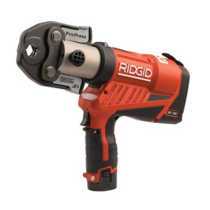 • AKCIÓ VÉGET VÉGEZETT • RIDGID RP-240 Mini akkumulátoros présgép Compact (akár három préspofával)